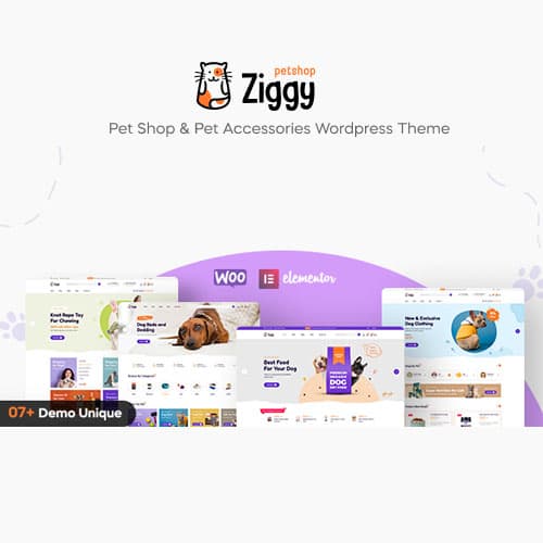 Ziggy - Pet Shop Tema WordPress