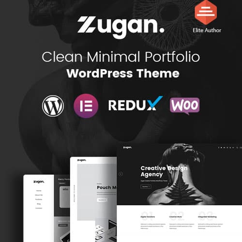 Zugan - Minimal Portfólio Tema WordPress