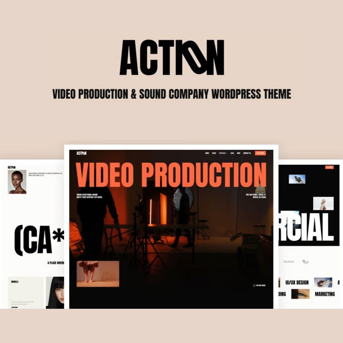 Screenshot of Action interface