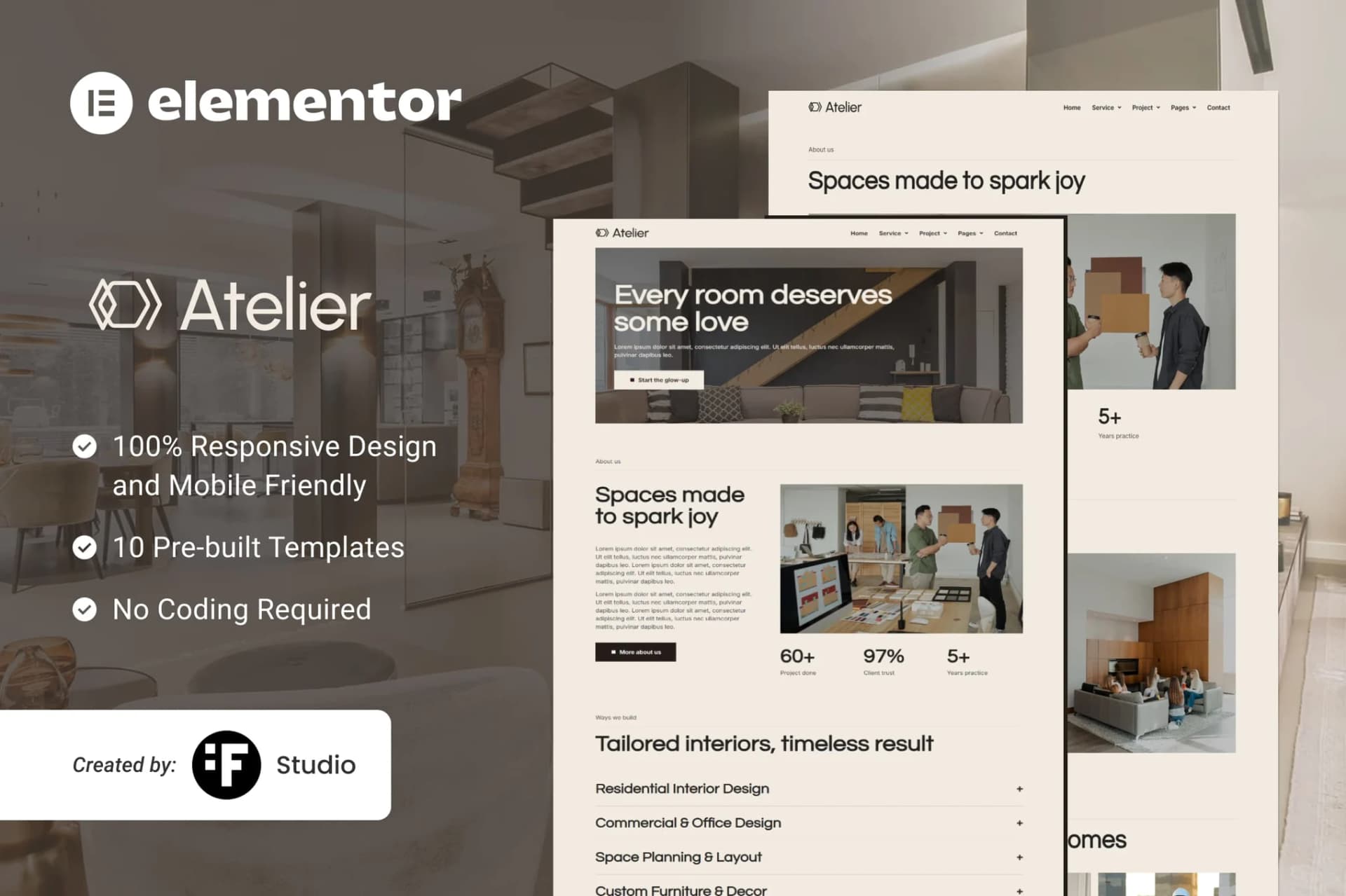 Screenshot of Atelier interface