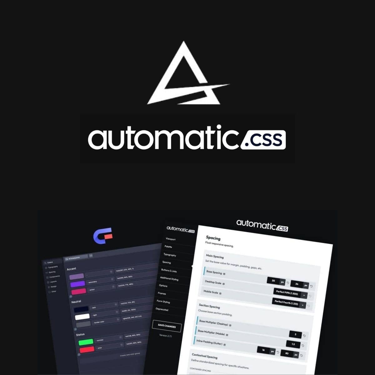 Screenshot of Automatic.css interface