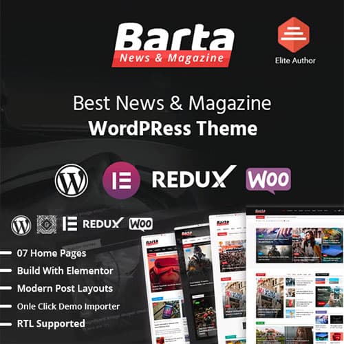 Barta - News & Revistă Temă WordPress