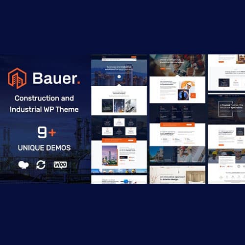 Bauer | Costruzione and Industrial Tema WordPress