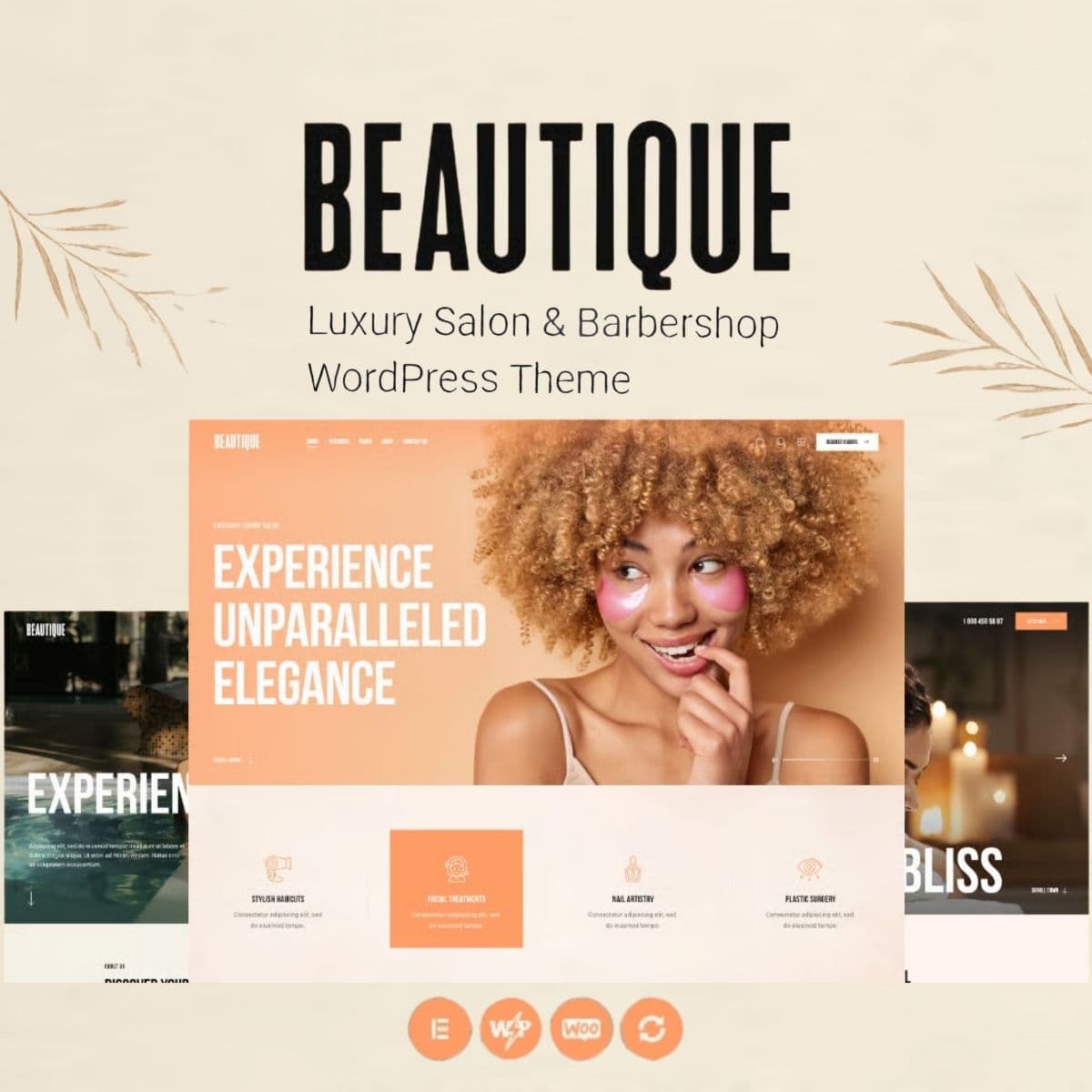 Screenshot of Beautique interface