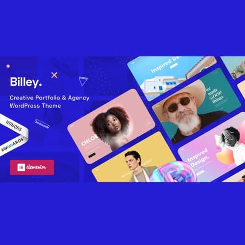 Billey - Kreativ Portfolio & Agentur Elementor WordPress-Theme