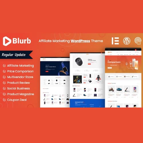 Blurb - Affiliate Marketing ওয়ার্ডপ্রেস থিম