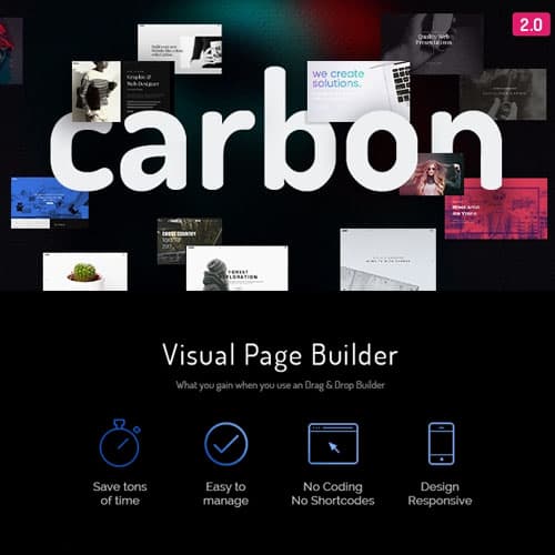 Carbon -クリーン Minimal 多目的 WordPressテーマ