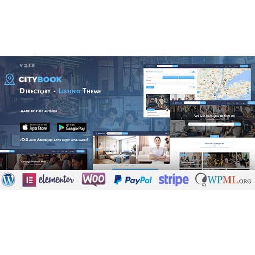 CityBook - Directory & Listing WordPress-thema