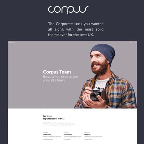 Corpus - Адаптивный Корпоративный Тема WordPress