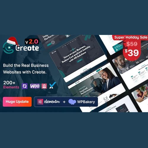 Creote - Εταιρικό & Consulting Επιχείρηση Θέμα WordPress