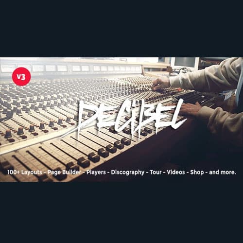 Decibel - Professional Music WordPress-Theme