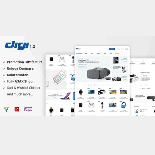 Digi - Electronics Toko WooCommerce Theme