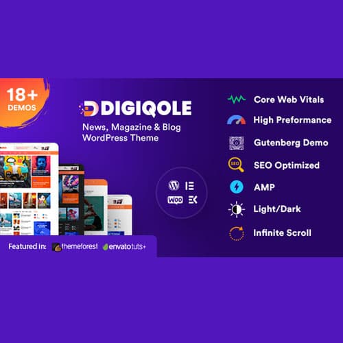 Digiqole - News Revistă Temă WordPress