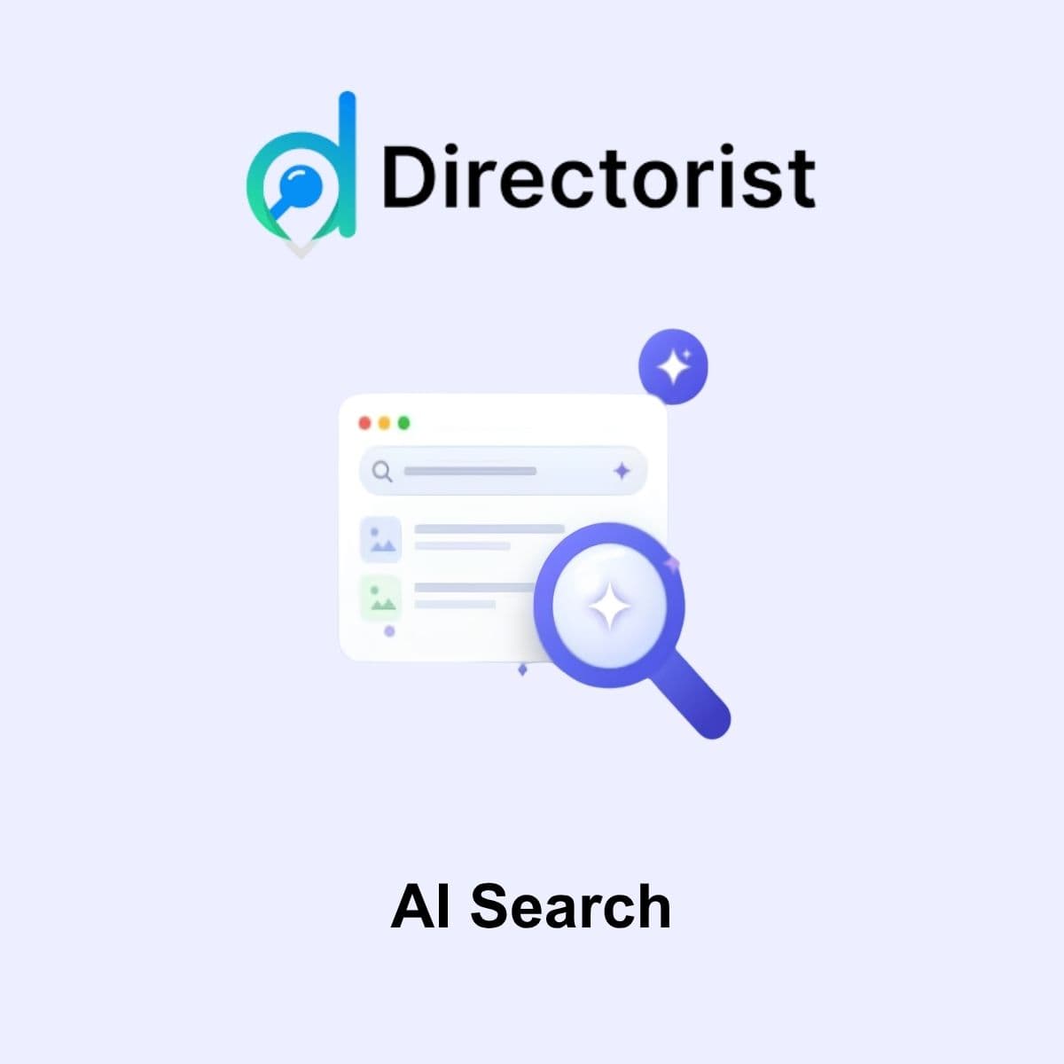 Screenshot of Directorist AI Search interface