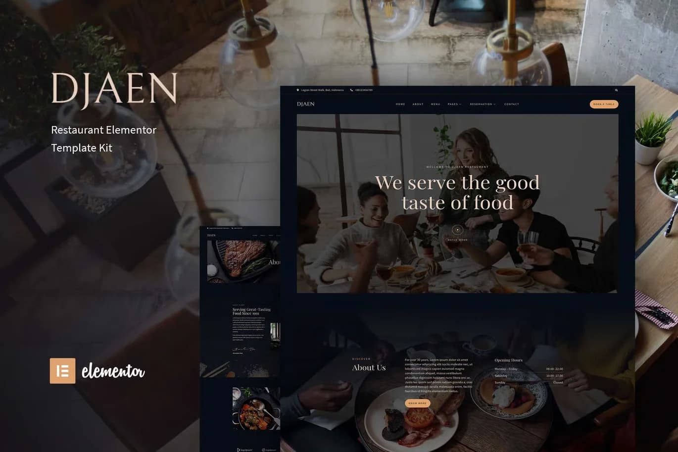 Screenshot of Djaen interface