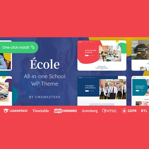 Ecole - Bildung & Schule WordPress-Theme