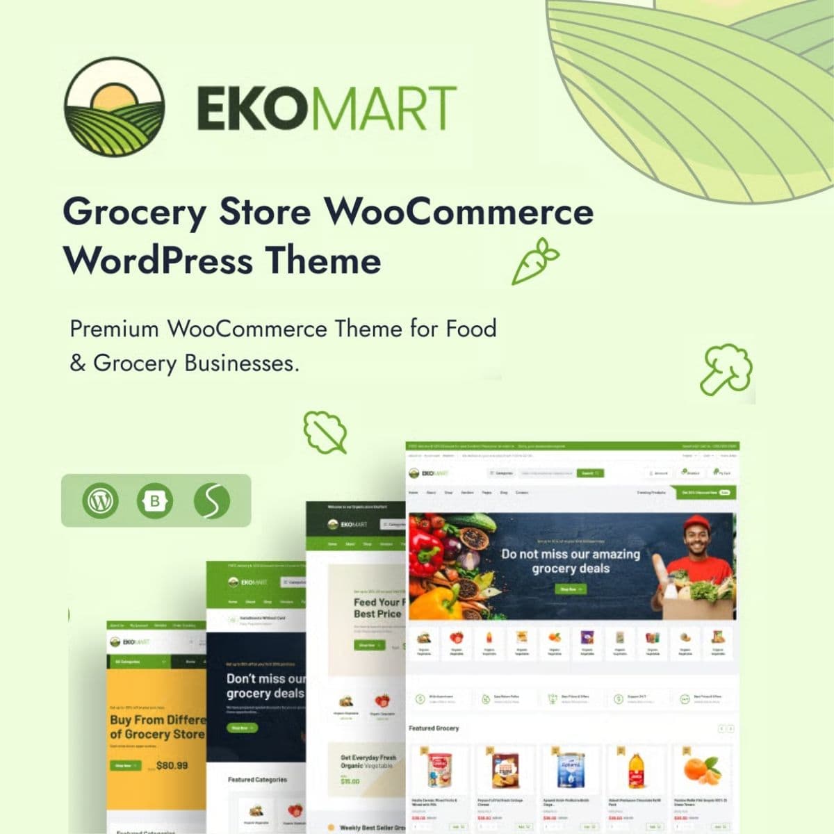 Screenshot of Ekomart interface