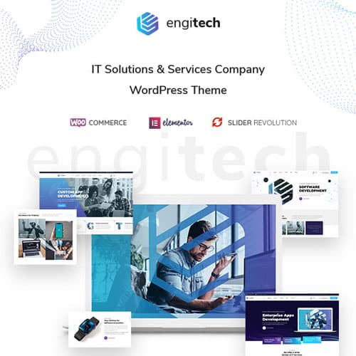 Engitech - IT Solutions & Services ธีม WordPress
