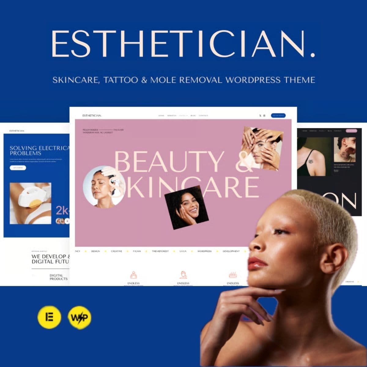 Screenshot of Esthetician interface