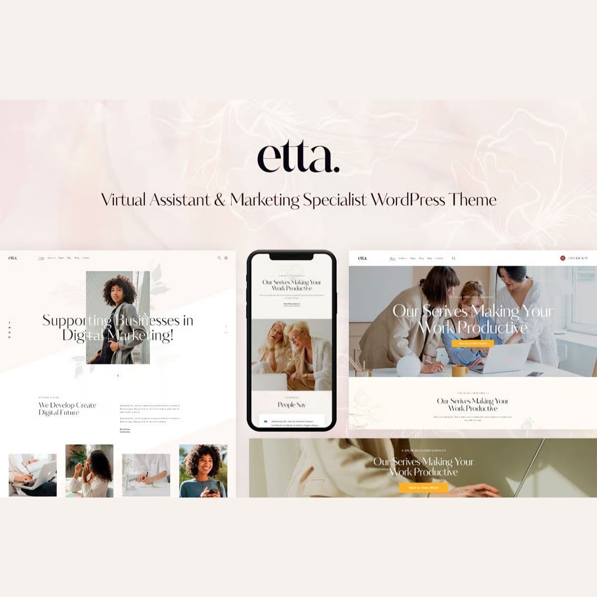 Screenshot of Etta interface