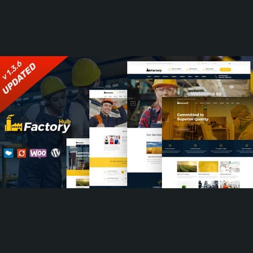 Factory HUB - Industry and Costruzione Tema WordPress