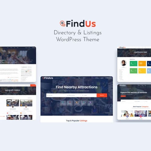 Findus - Directory Listing WordPress-thema