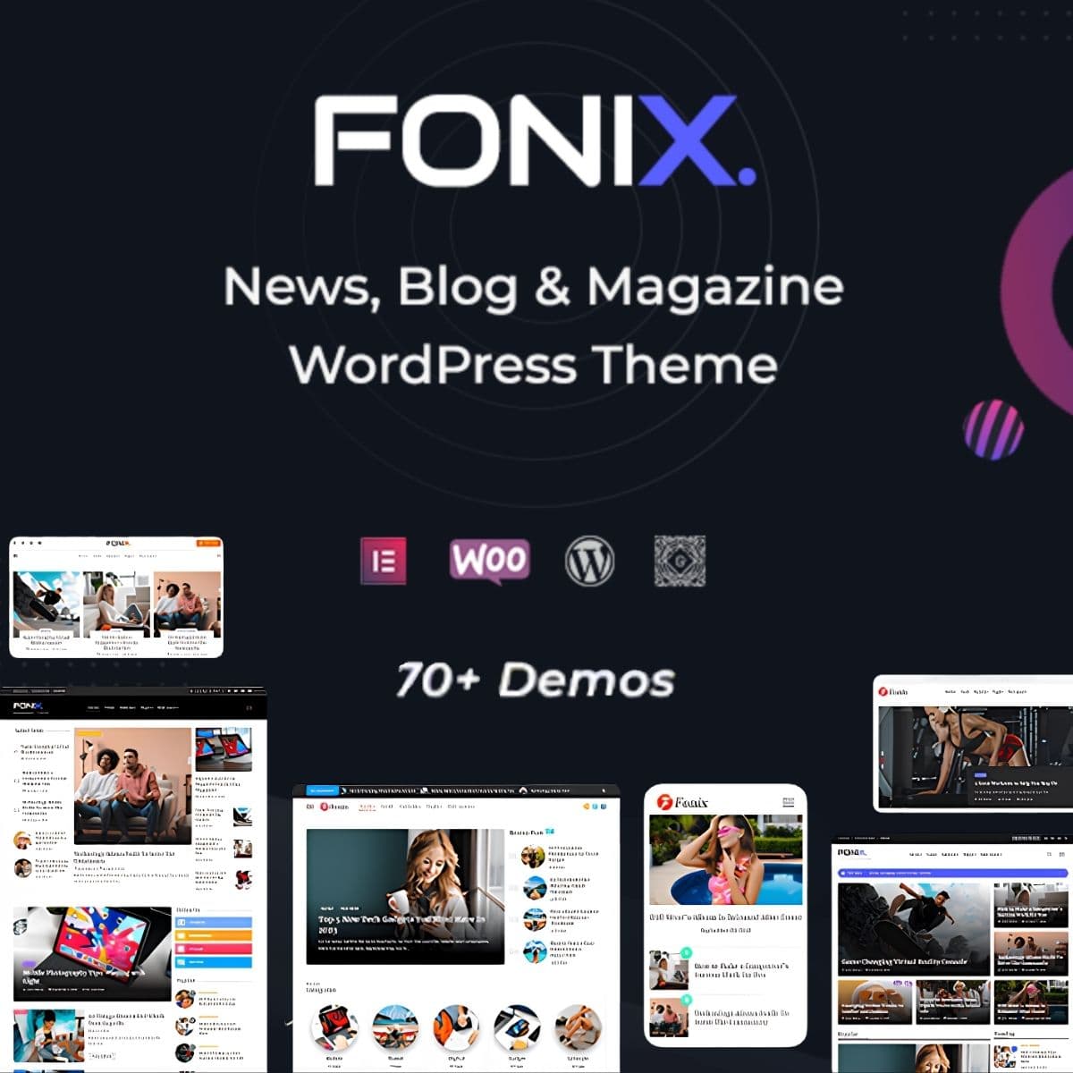Screenshot of Fonix interface
