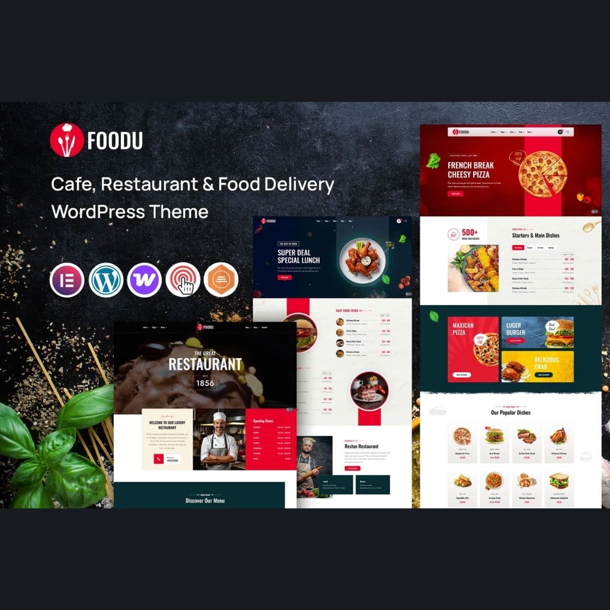 Screenshot of Foodu interface