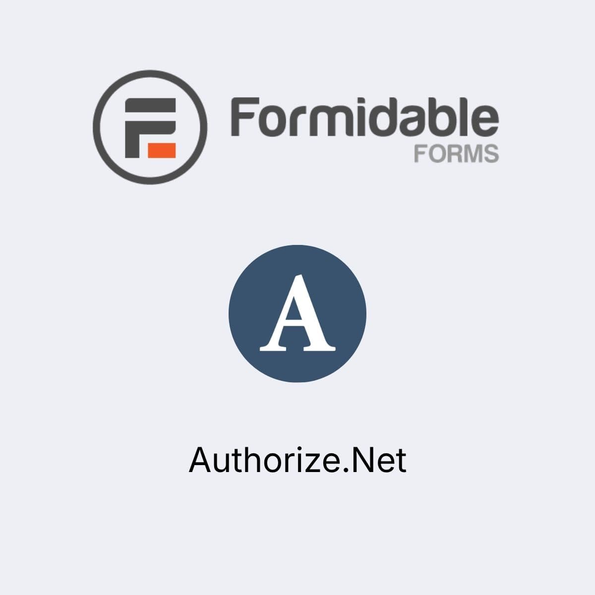 Screenshot of Formidable Forms - Authorize.Net interface