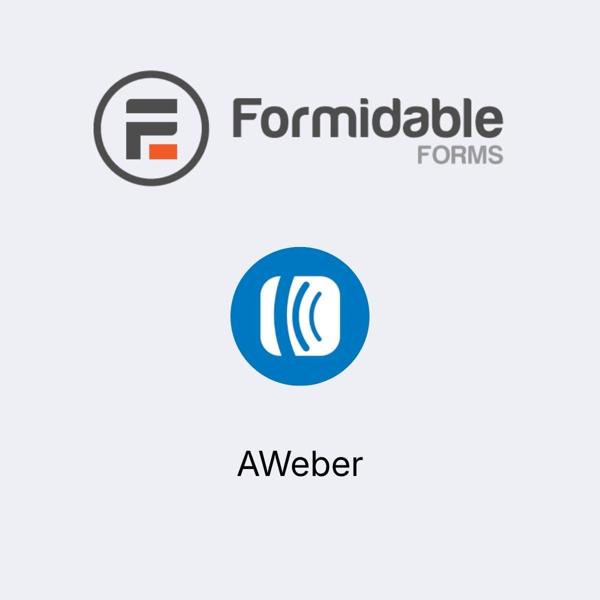 Screenshot of Formidable Forms AWeber interface