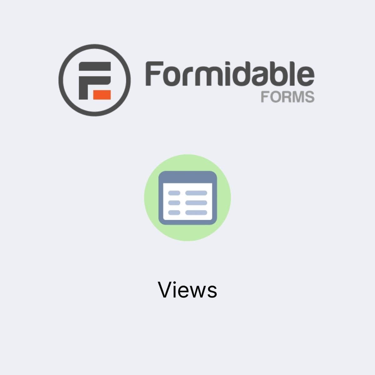 Screenshot of Formidable Forms - Views interface