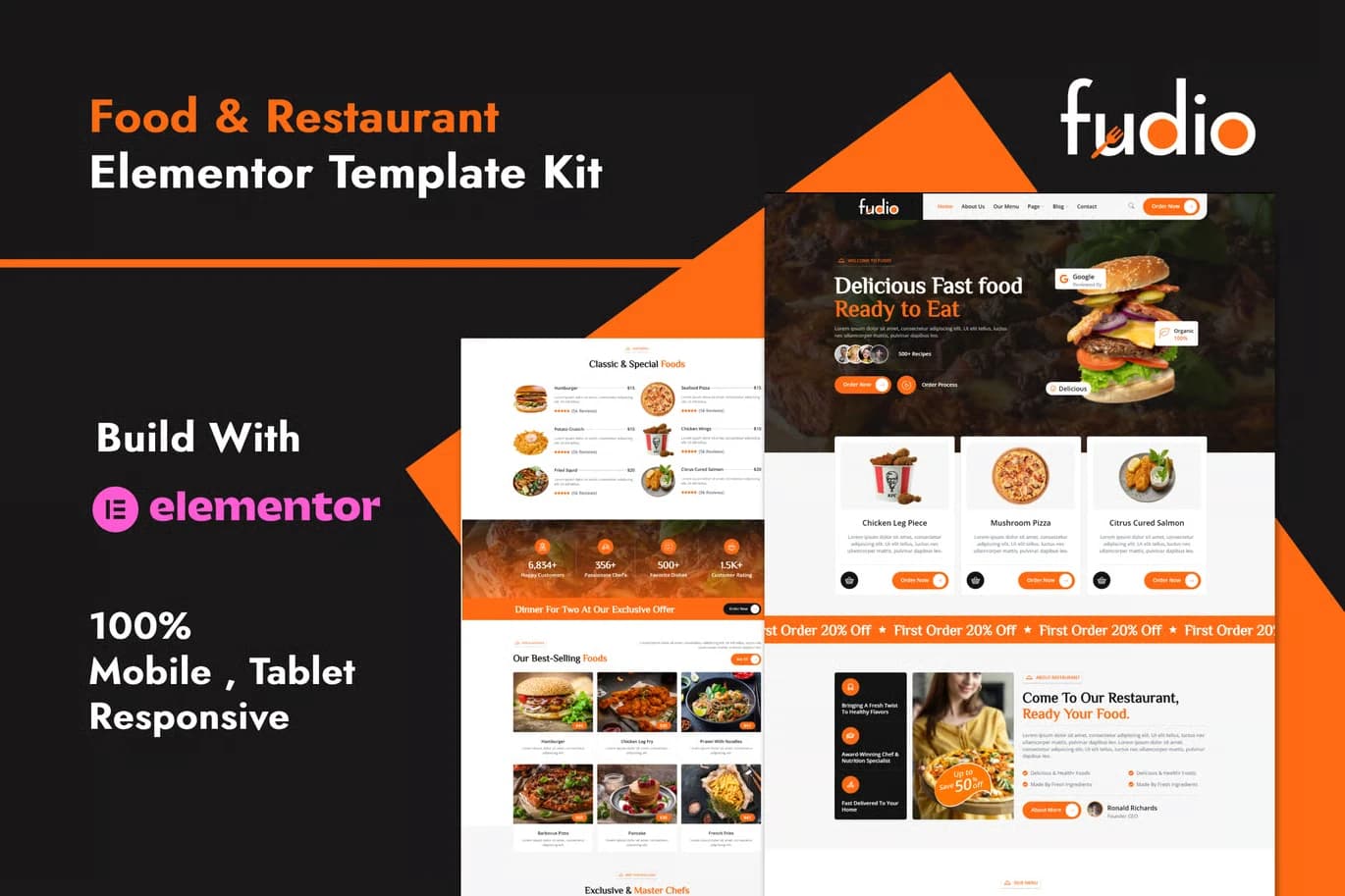 Screenshot of Fudio interface