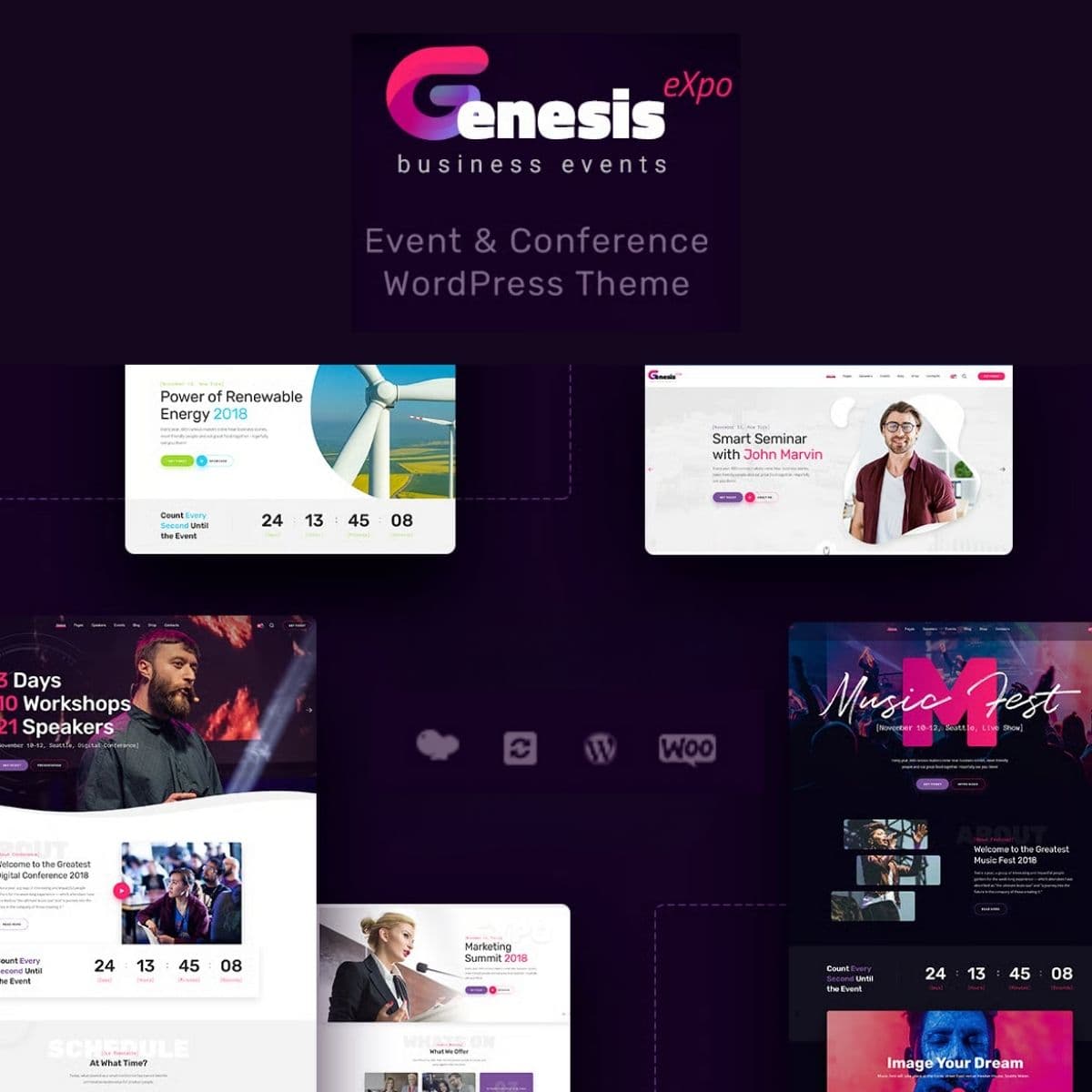 Screenshot of GenesisExpo interface
