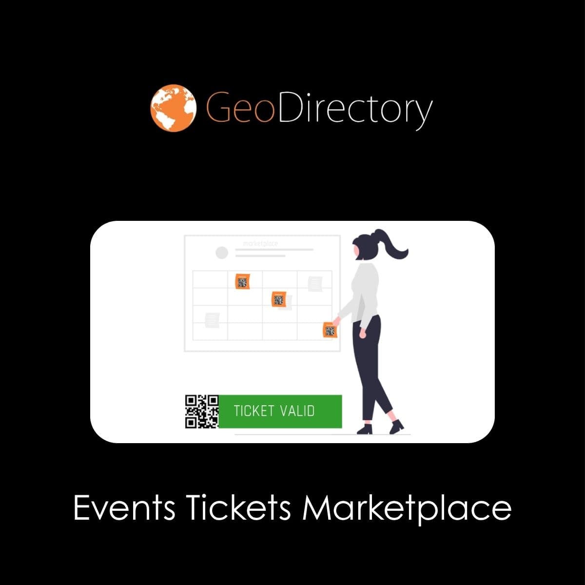 Screenshot of GeoDirectory Events Tickets Marketplace interface