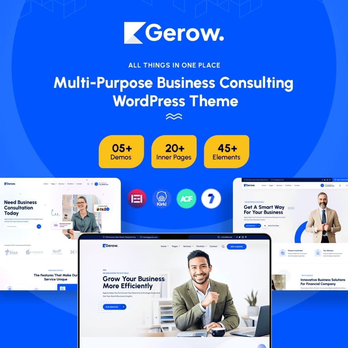 Screenshot of Gerow interface