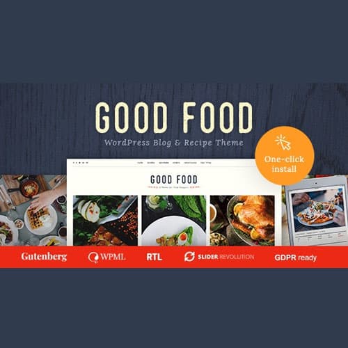 Good Food - Recipe میگزین & Culinary Blog Theme