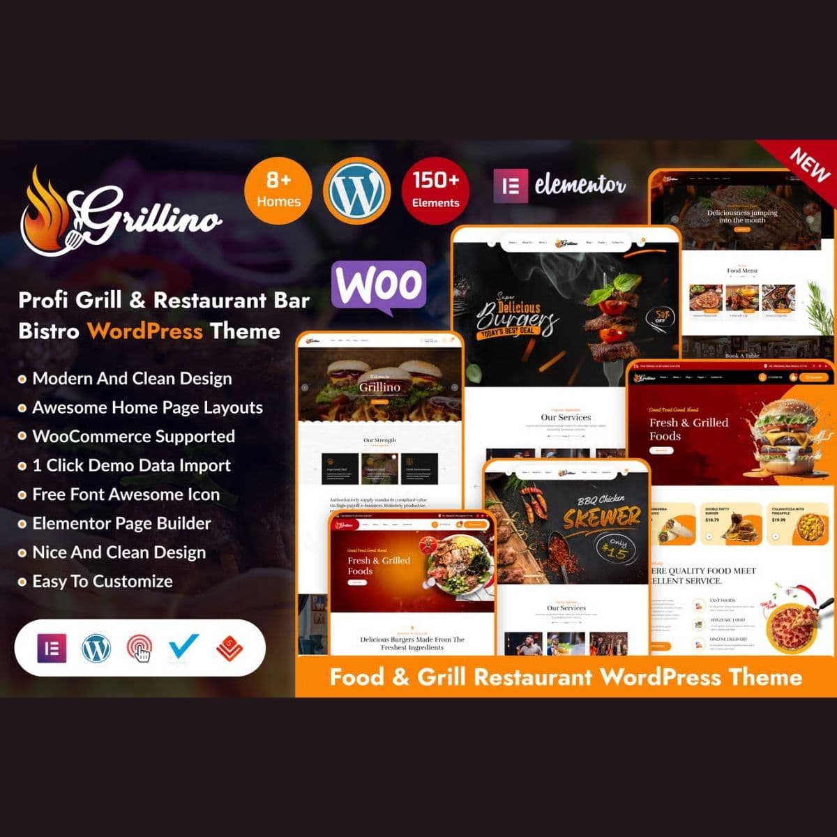 Screenshot of Grillino interface