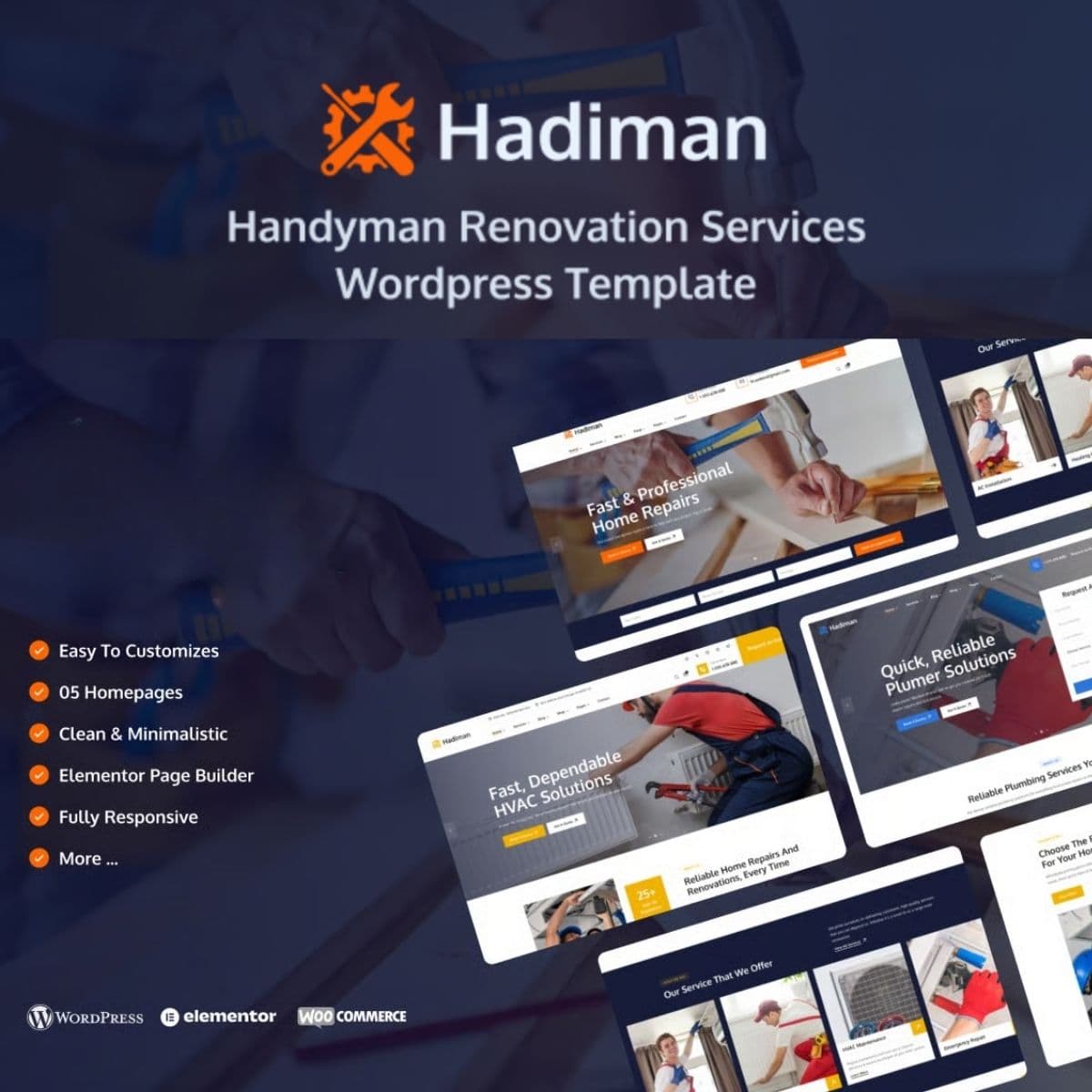 Screenshot of Hadiman interface
