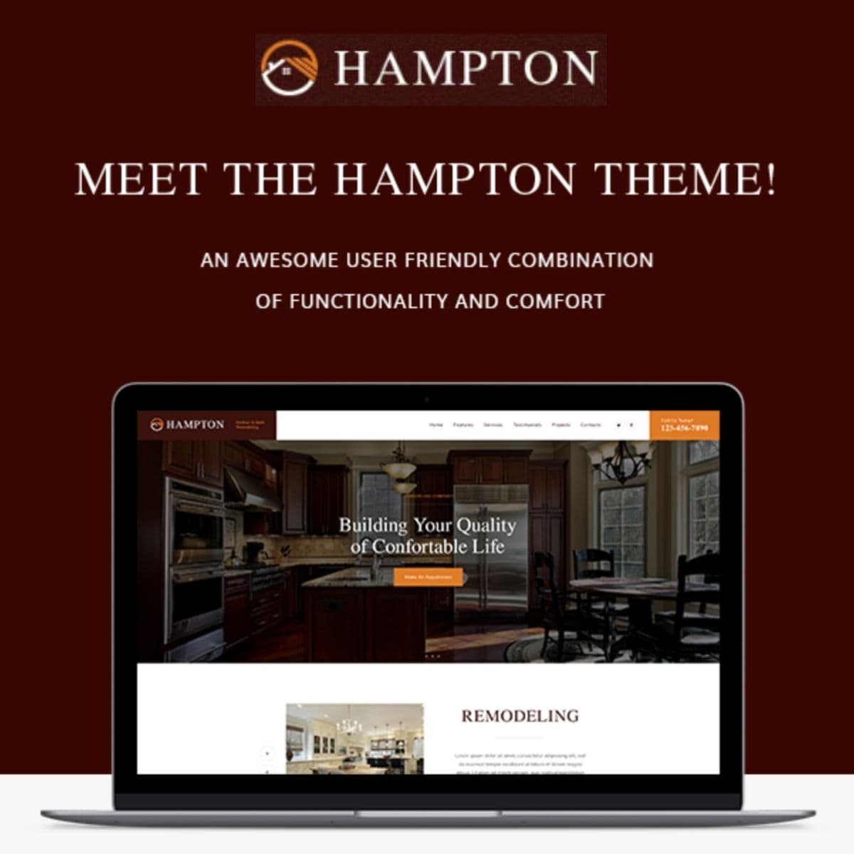 Screenshot of Hampton interface