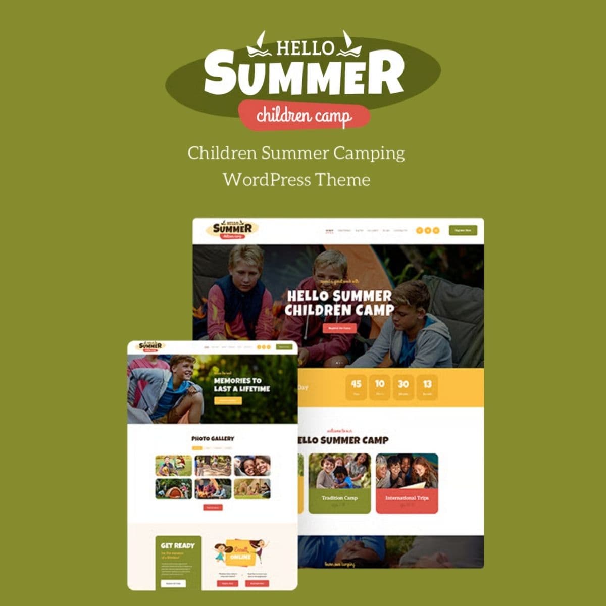 Screenshot of Hello Summer interface