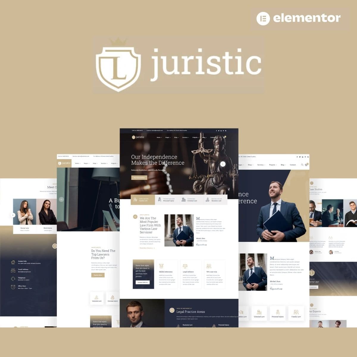 Screenshot of Juristic interface