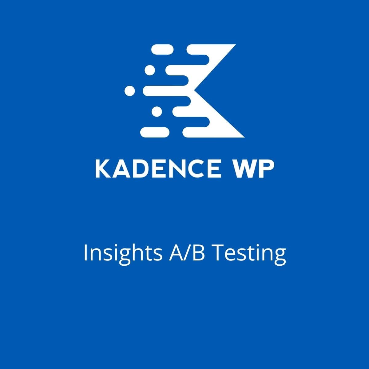 Screenshot of Kadence Insights A/B Testing interface