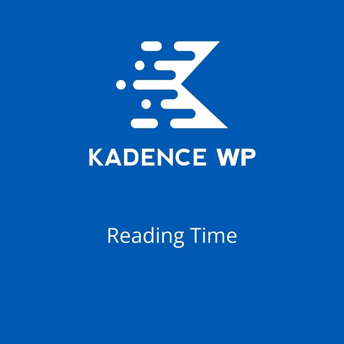Screenshot of Kadence Reading Time interface