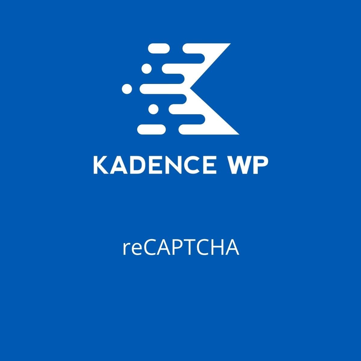 Screenshot of Kadence reCAPTCHA interface