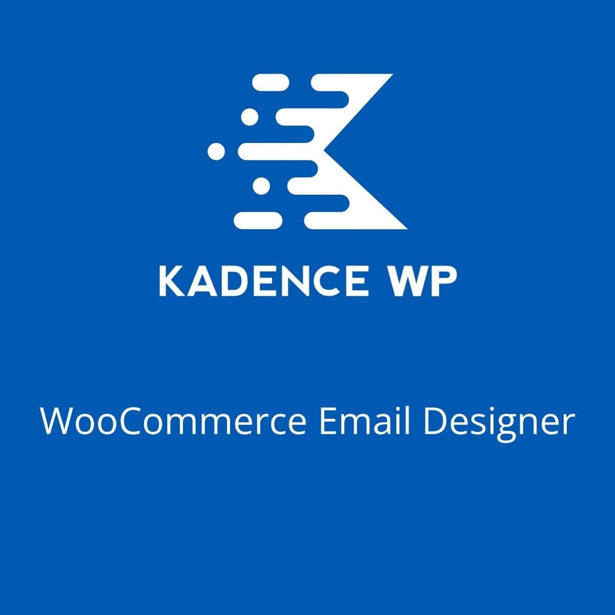 Screenshot of Kadence WooCommerce Email Designer interface