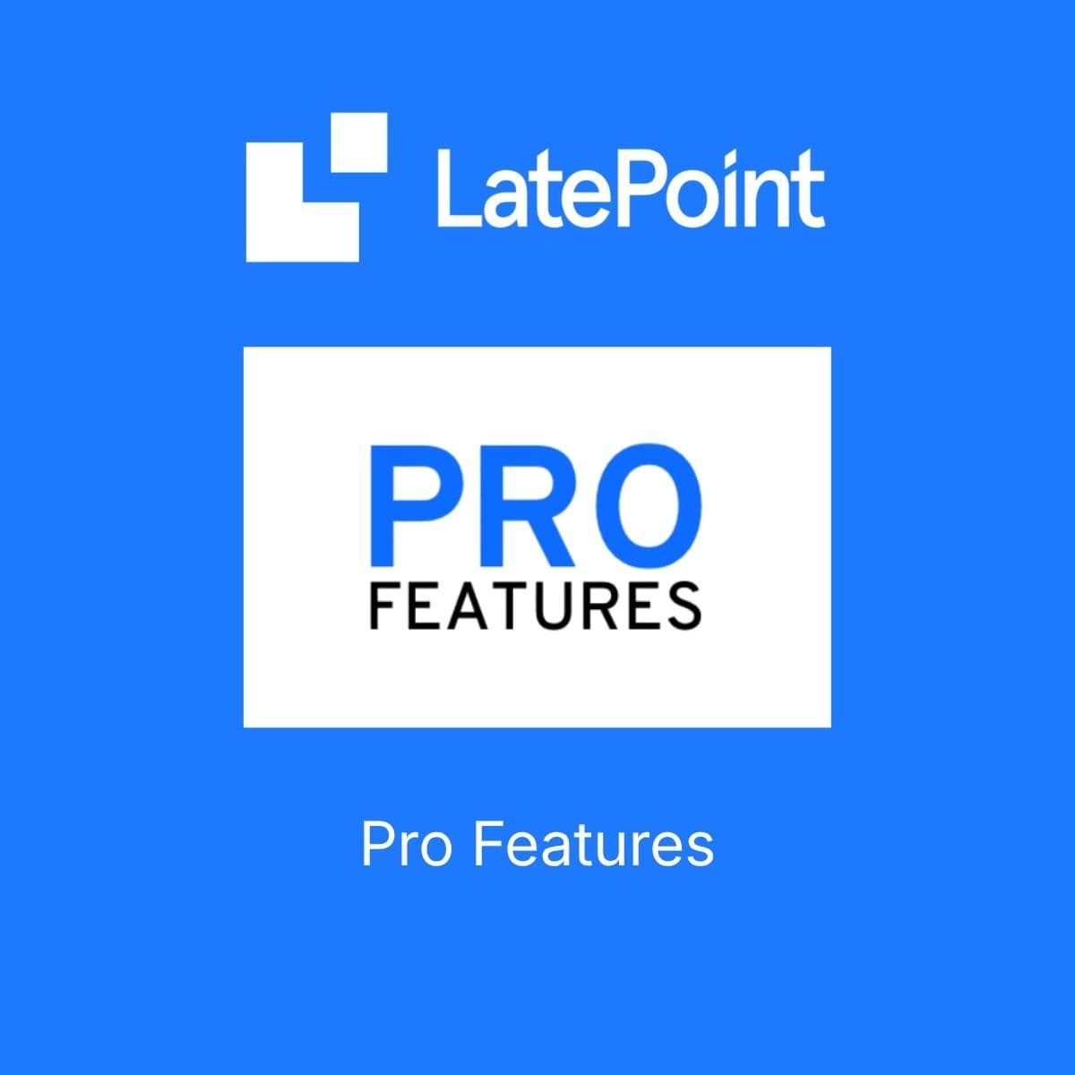 Screenshot of LatePoint Pro Features interface