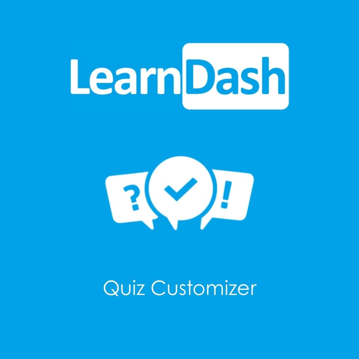 Screenshot of LearnDash LMS Quiz Customizer interface
