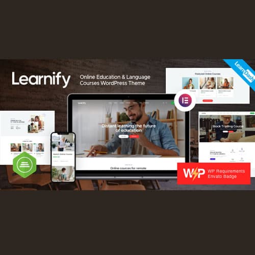 Learnify - Online Bildung Courses WordPress-Theme