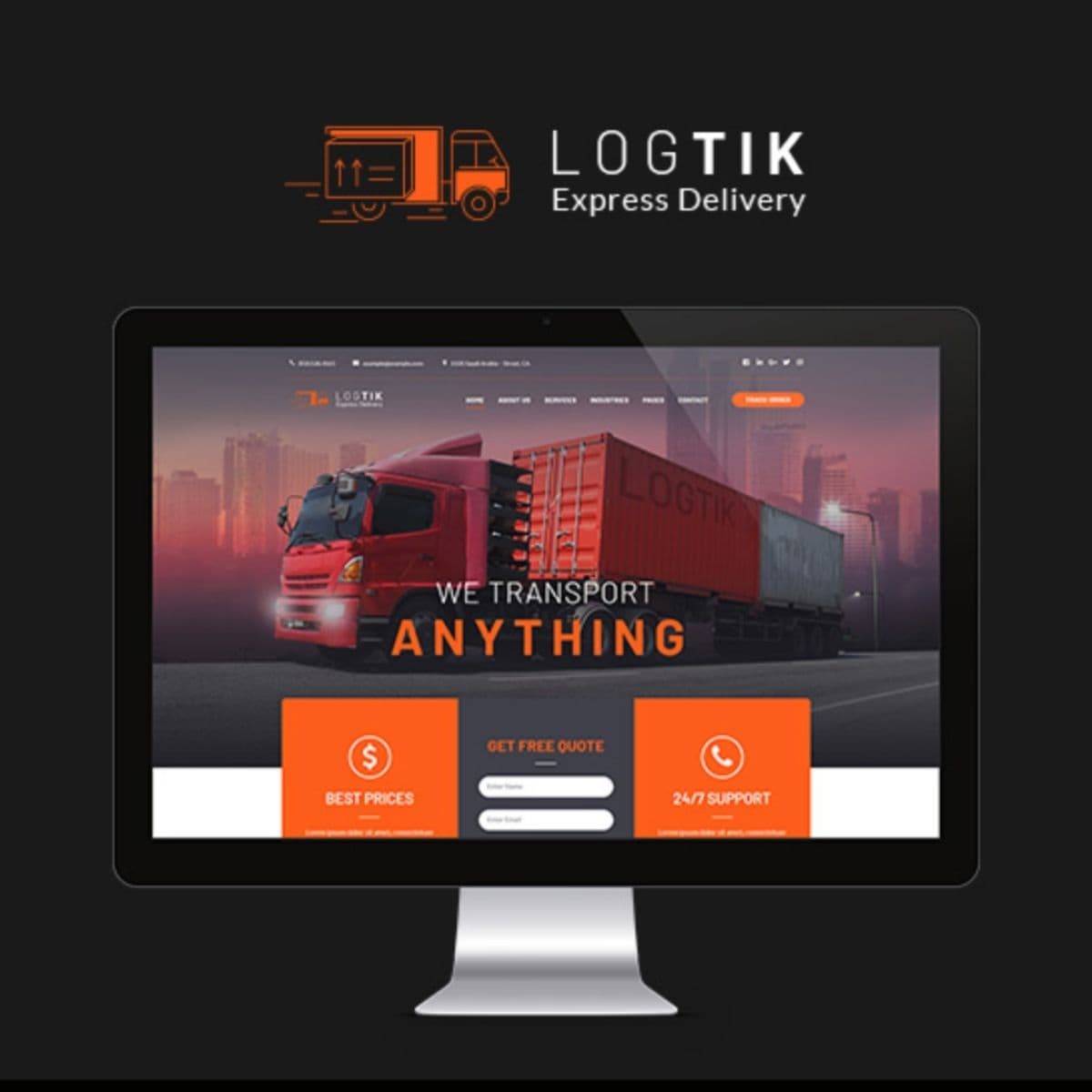 Screenshot of Logtik interface