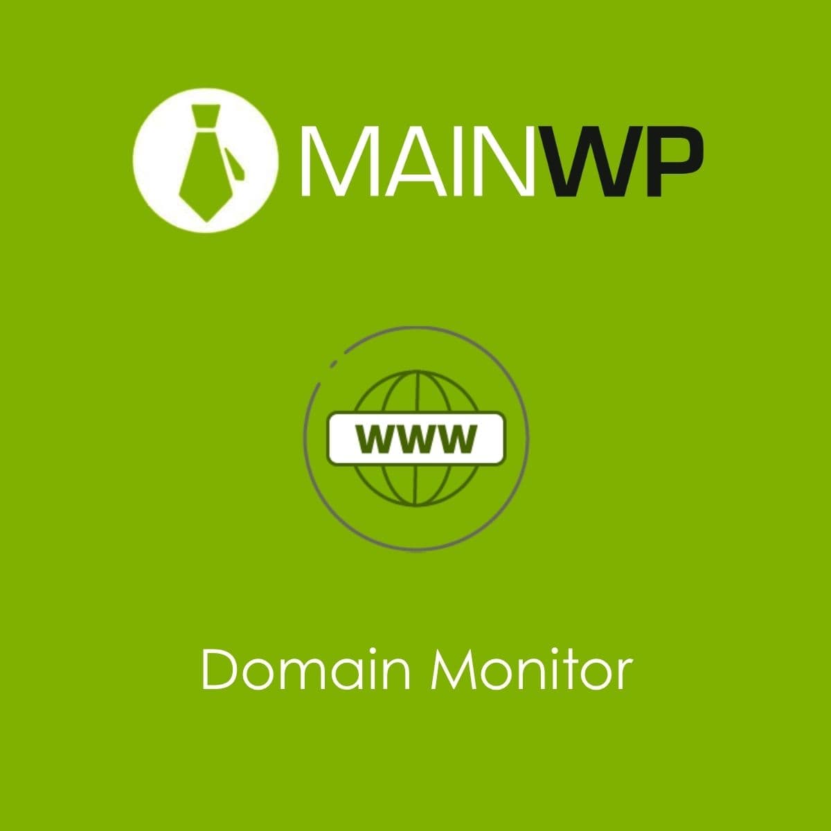 Screenshot of MainWP Domain Monitor interface